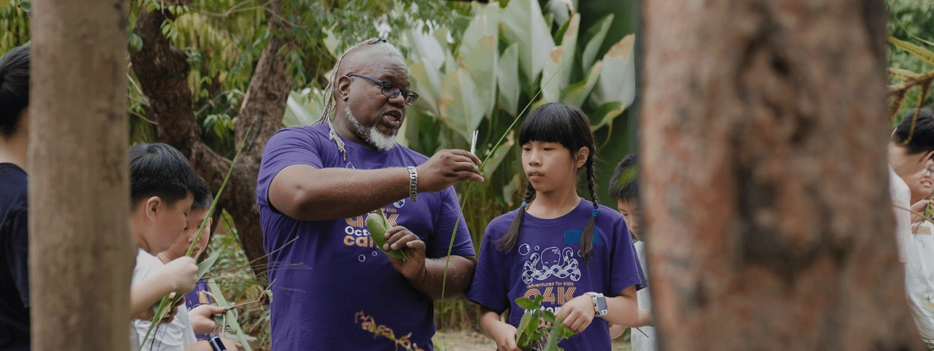 Group of A4K campers and staff outdoors in Chiang Mai