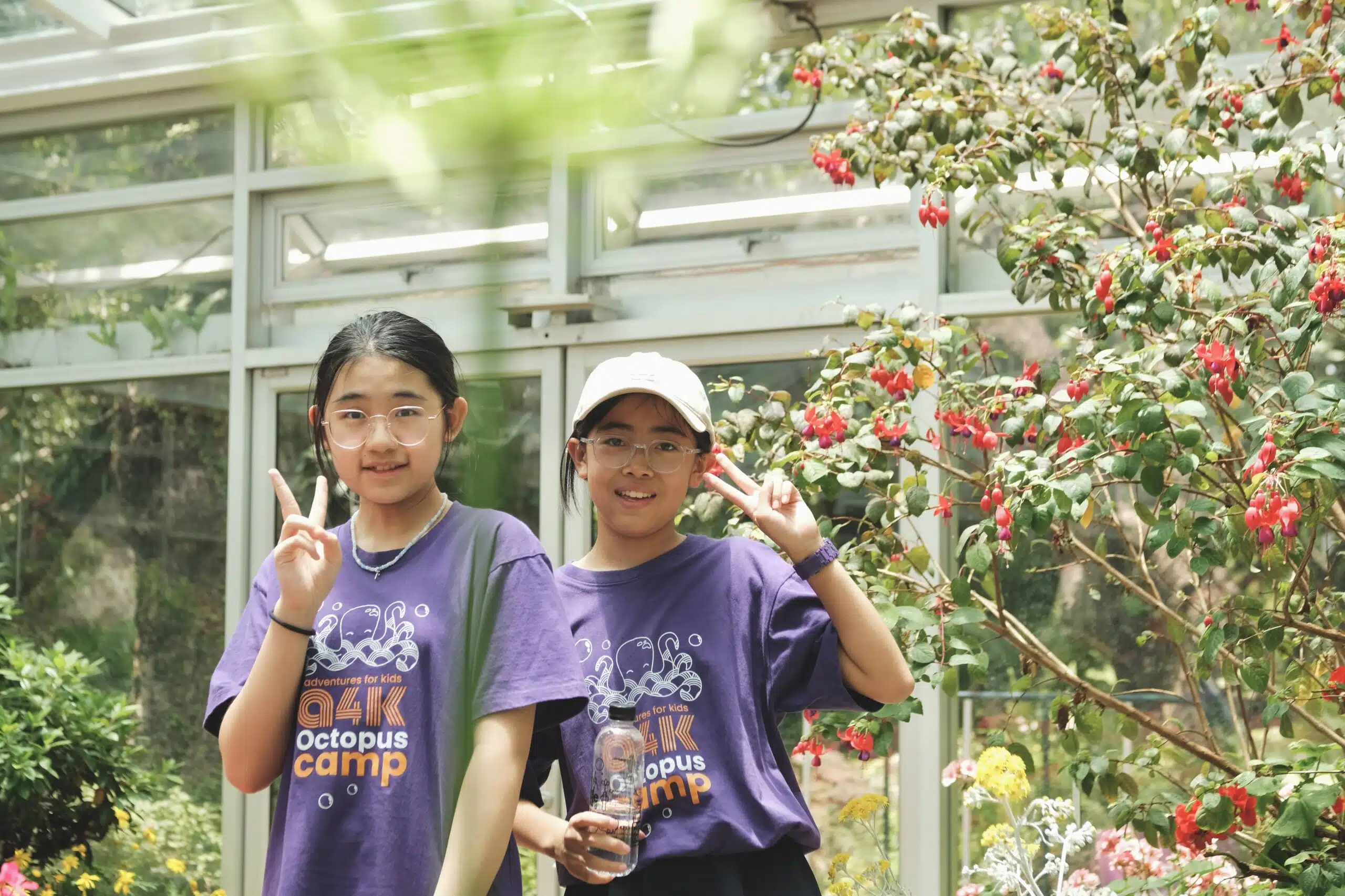 Children running and playing at an A4K camp session